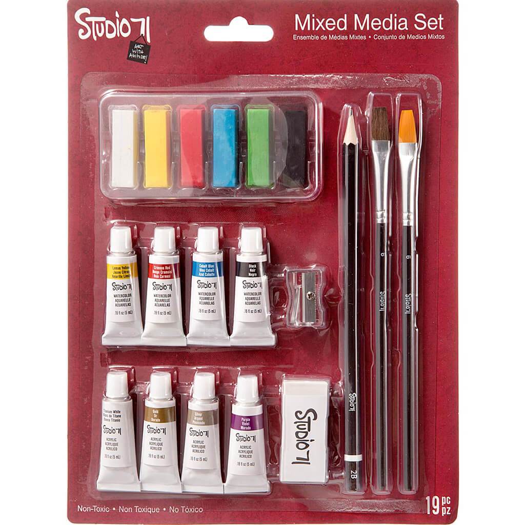 Studio 71 Mixed Media Art Set 19pcs