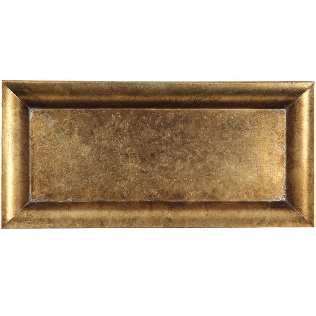 Rectangle Tray Mosaic Gold