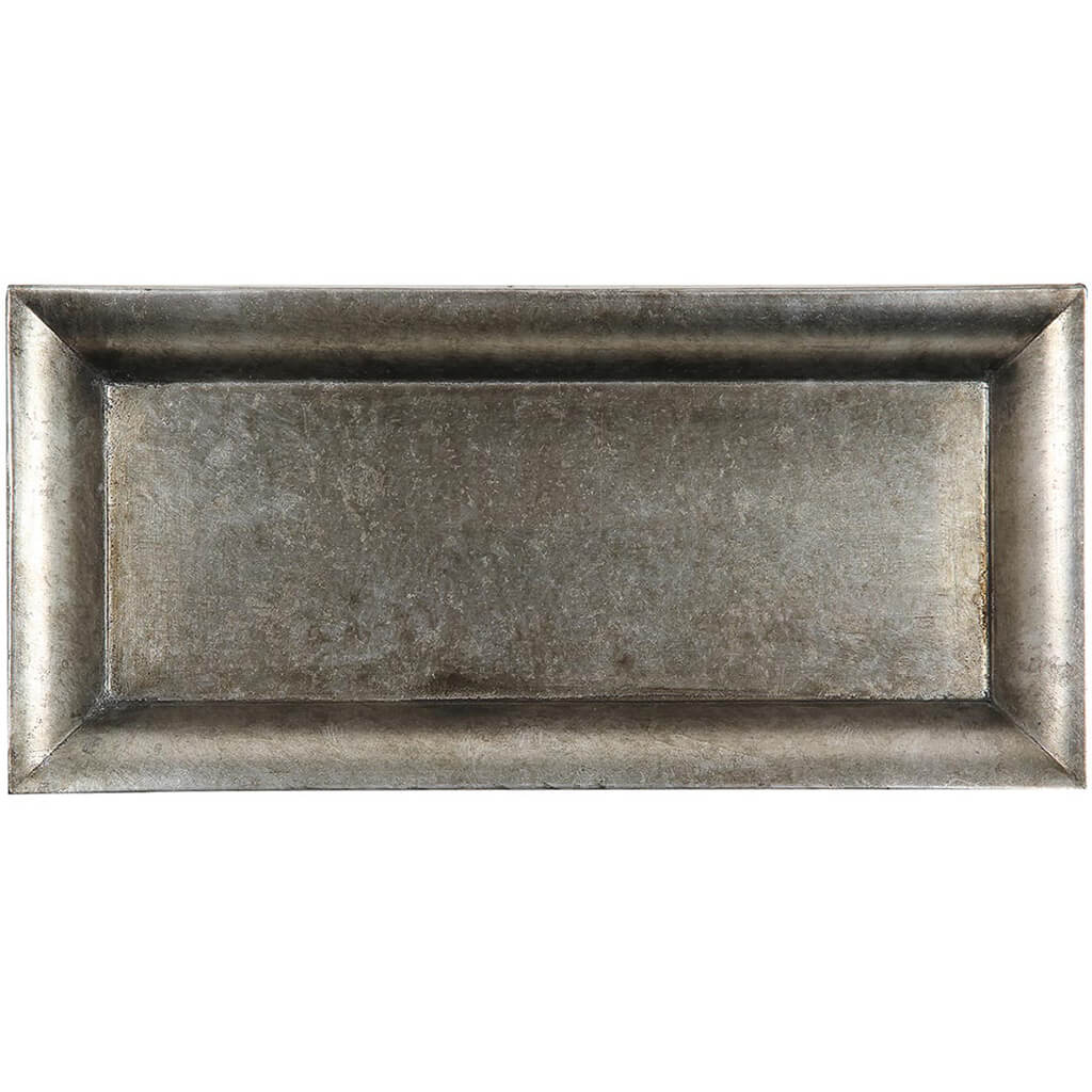 Rectangle Tray Mosaic Silver