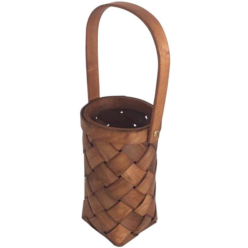 Chipwood Wine Bottle Holder Basket