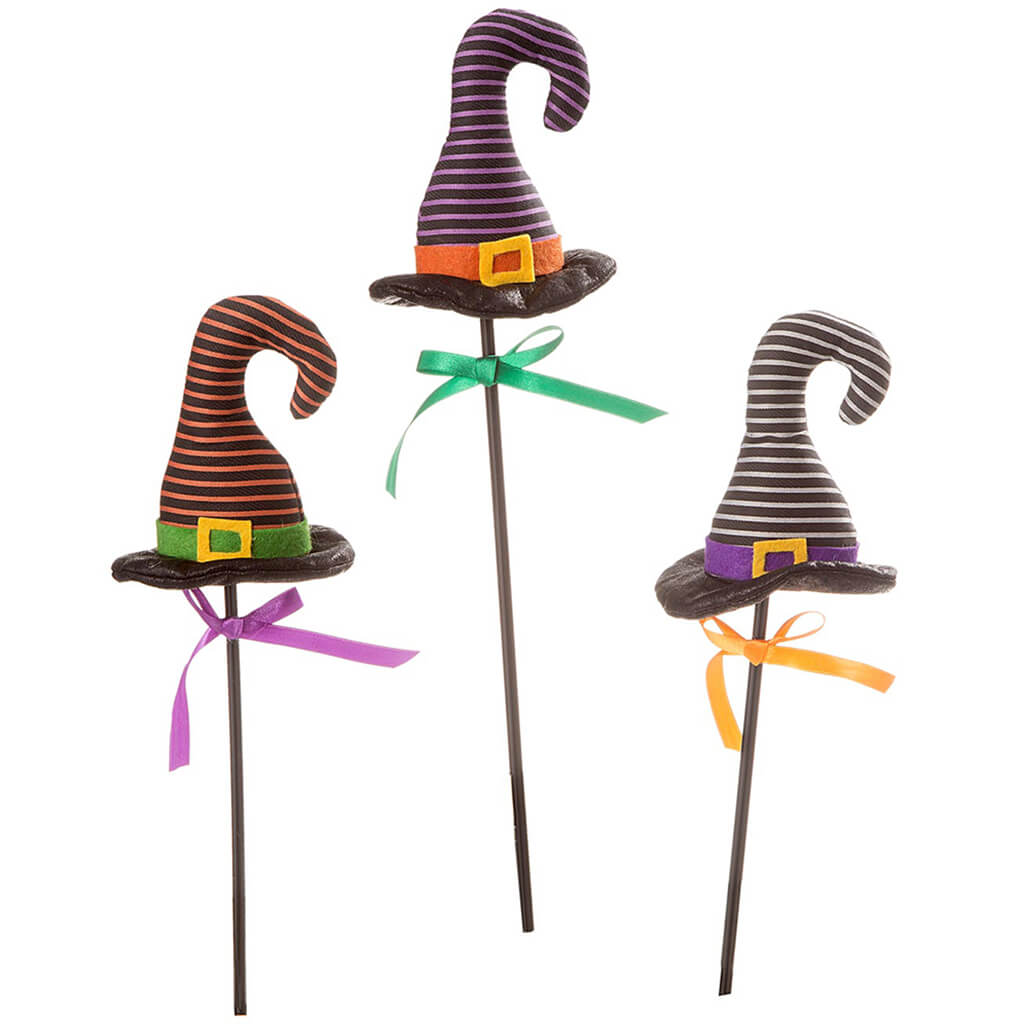 Striped Witch Hat Pick 4 x 16in