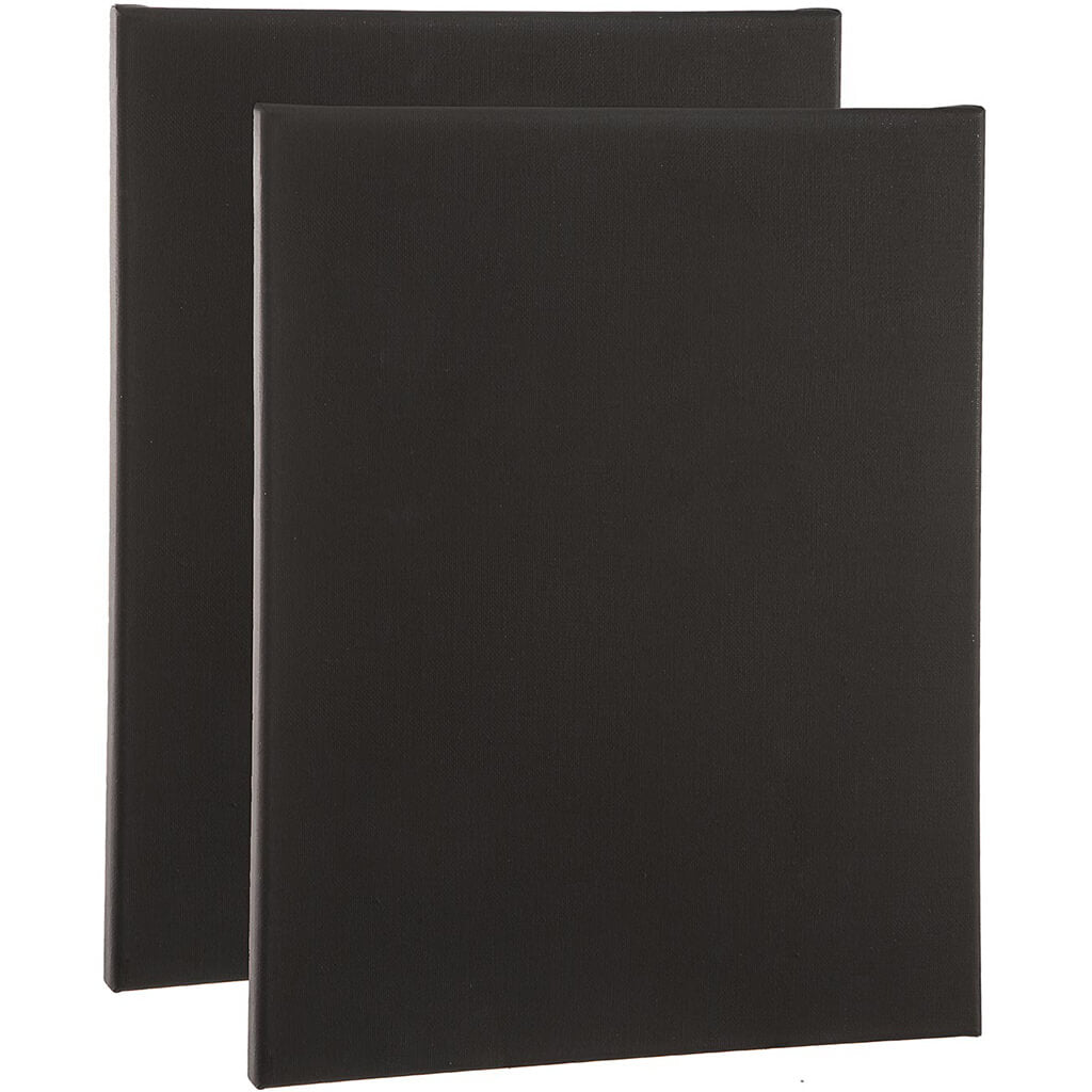 Streched Canvas 2pk Blk 18x64