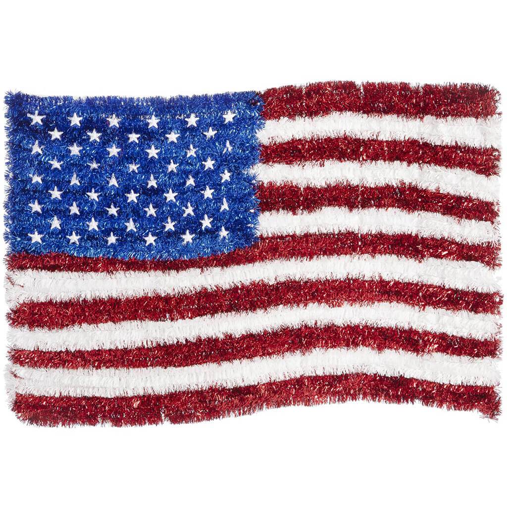 Tinsel USA Flag