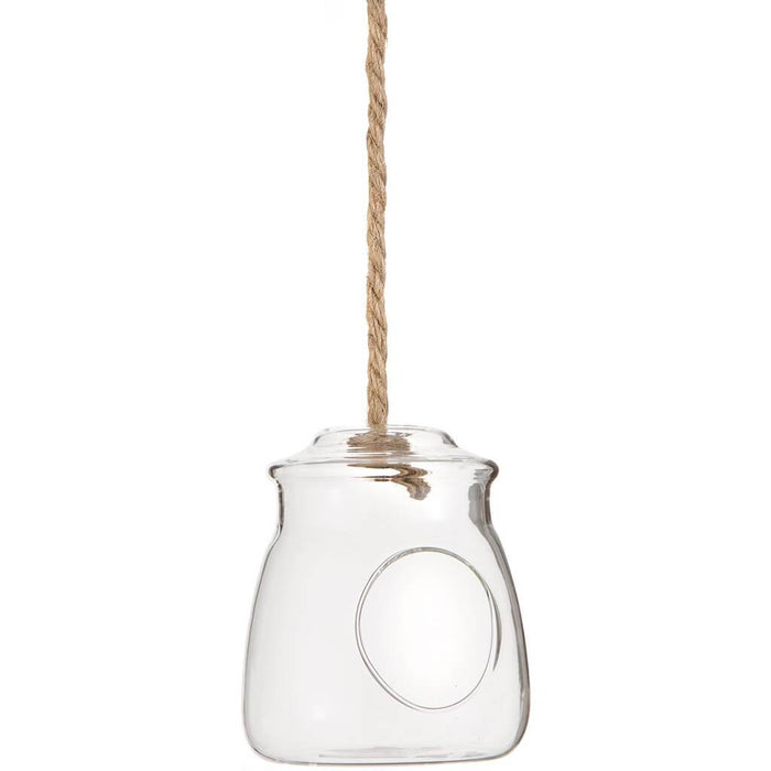 Hanging Terrarium Clear Glass, 3.75 X 4.5in