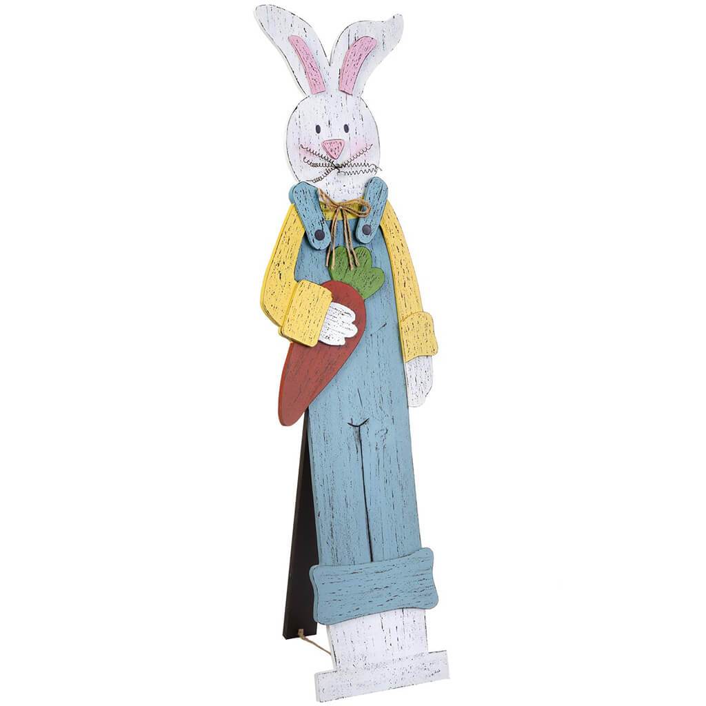 Standing Easter Bunny with Carrot Porch Decor 9.5 x 36in