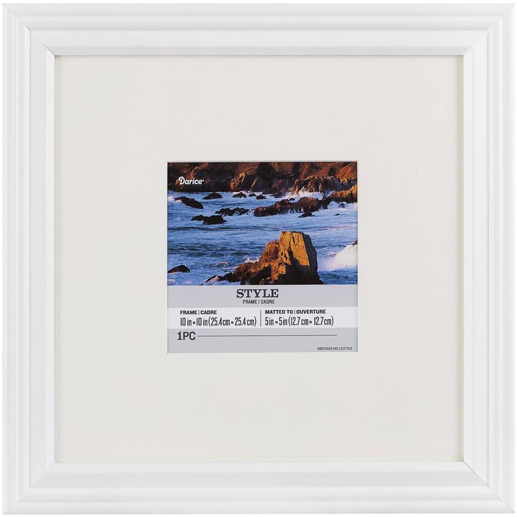 10 x 10 Picture Frame: White, 12.01 x 12 inches