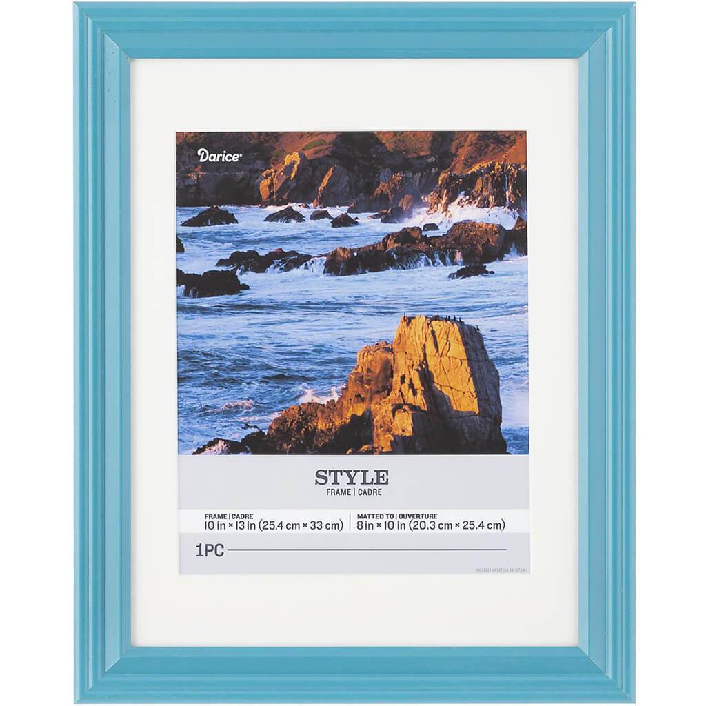 10 x 13 Picture Frame: Teal, 12.01 x 12 inches