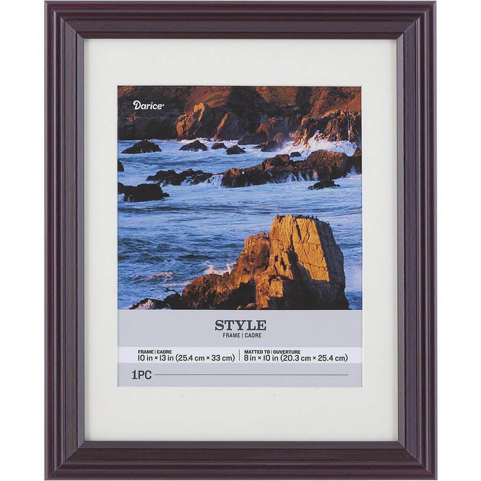 10 x 13 Picture Frame: Black Cherry, 12.01 x 15 inches