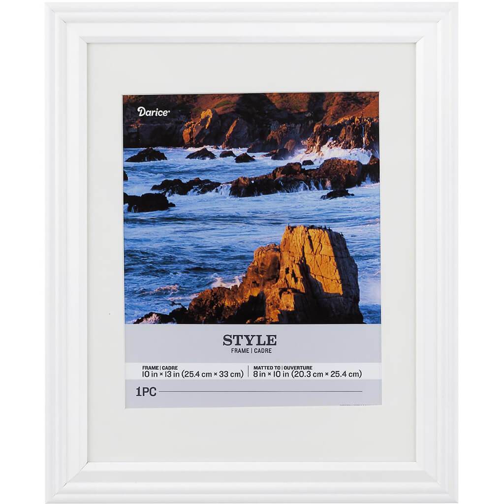 10 x 13 Picture Frame: White, 12.01 x 15 inches