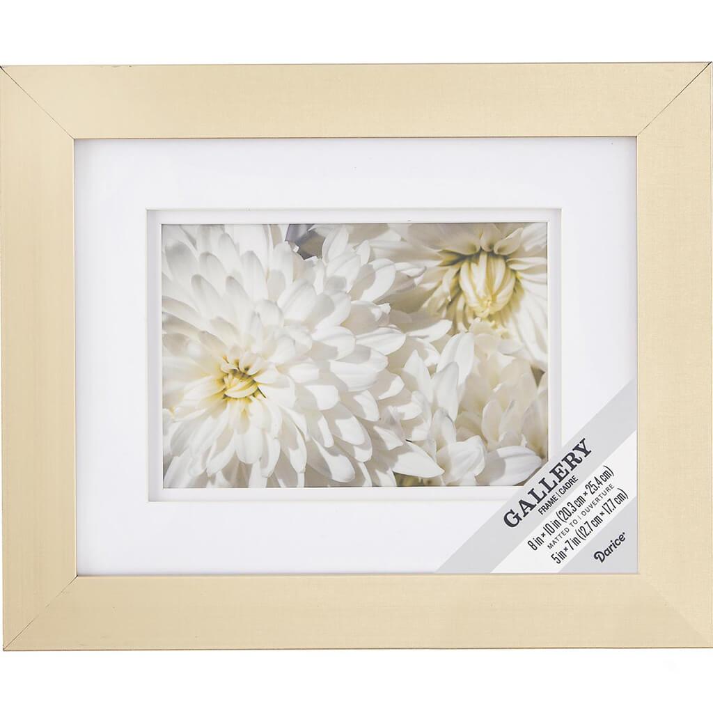 5 x 7 Picture Frame: White/Champagne, 12 x 10 inches