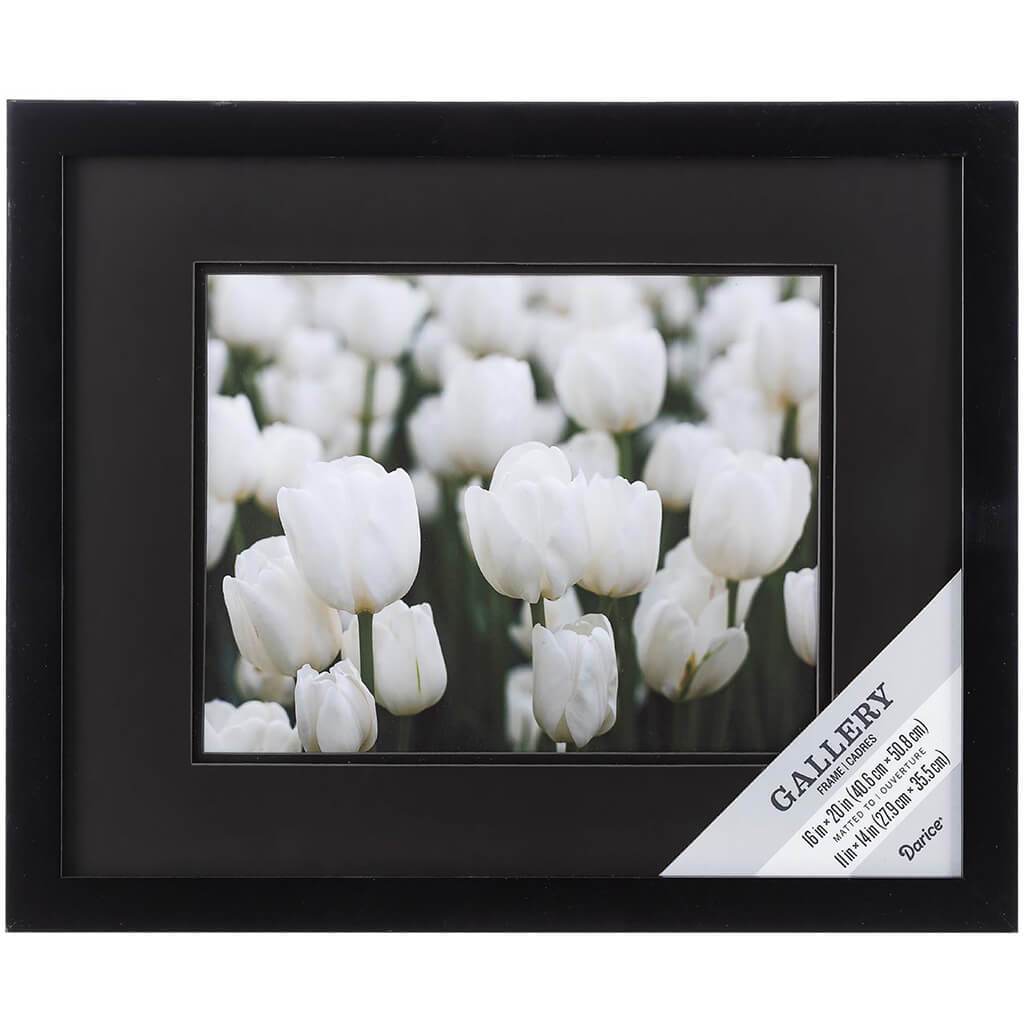 16 x 20 Black Picture Frame: 17.99 x 22.05 inches