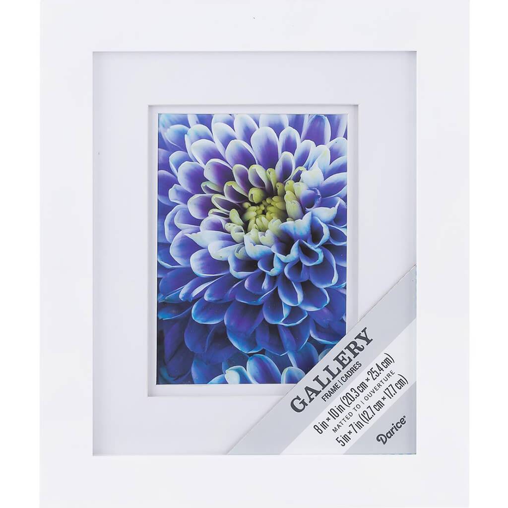 8 x 10 White Picture Frame: 10 x 12.01 inches