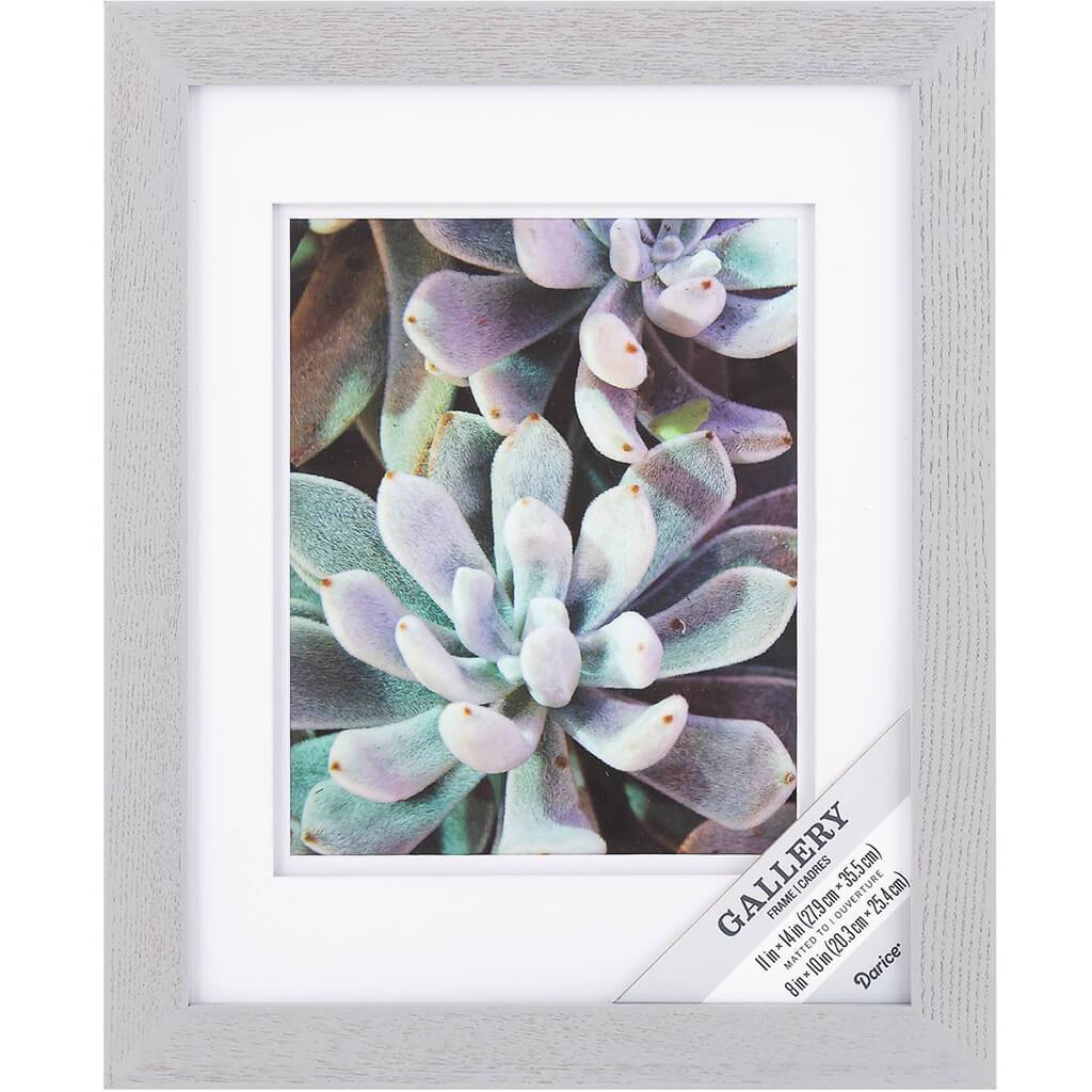 11 x 14 Gray Picture Frame: 13 x 16.05 inches