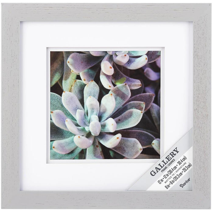 12 x 12 Gray Picture Frame: 14.05 x 14 inches