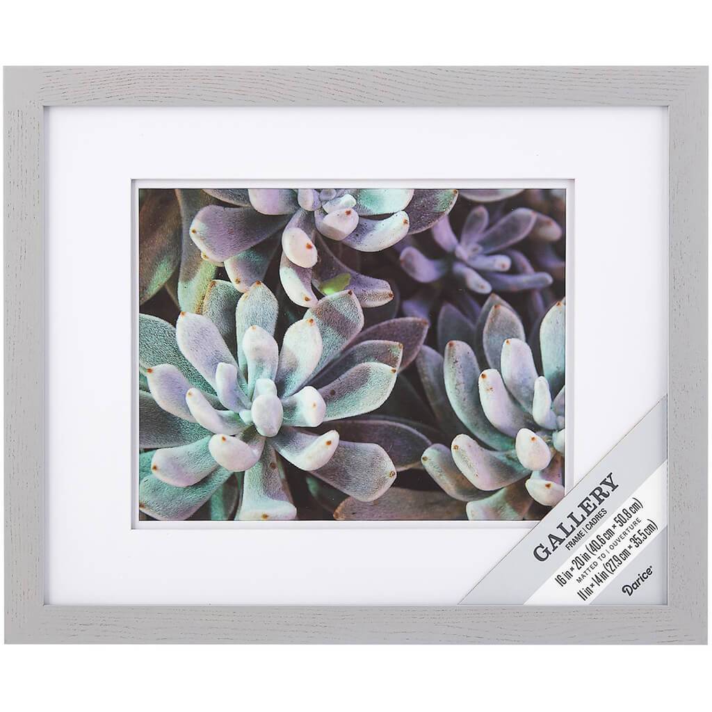 16 x 20 Gray Picture Frame: 18 x 22.05 inches