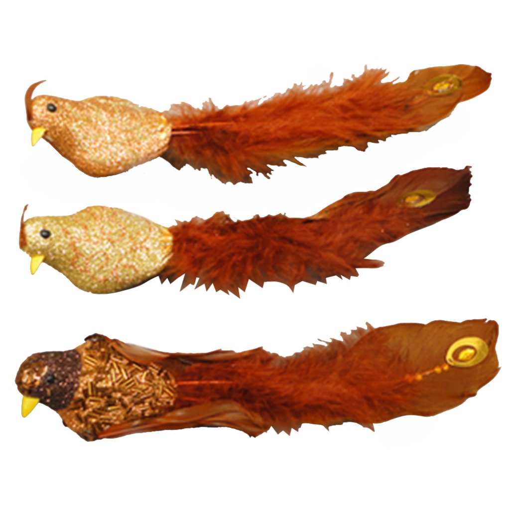 Bird Fashion Glitter Bronze 7- 