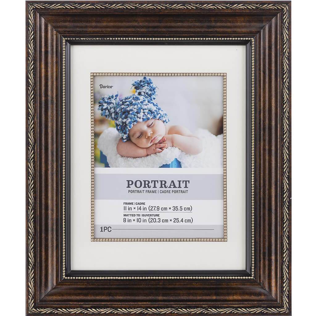 11 x 14 Portrait Picture Frame: Ornate, 13.8 x 16.8 inches