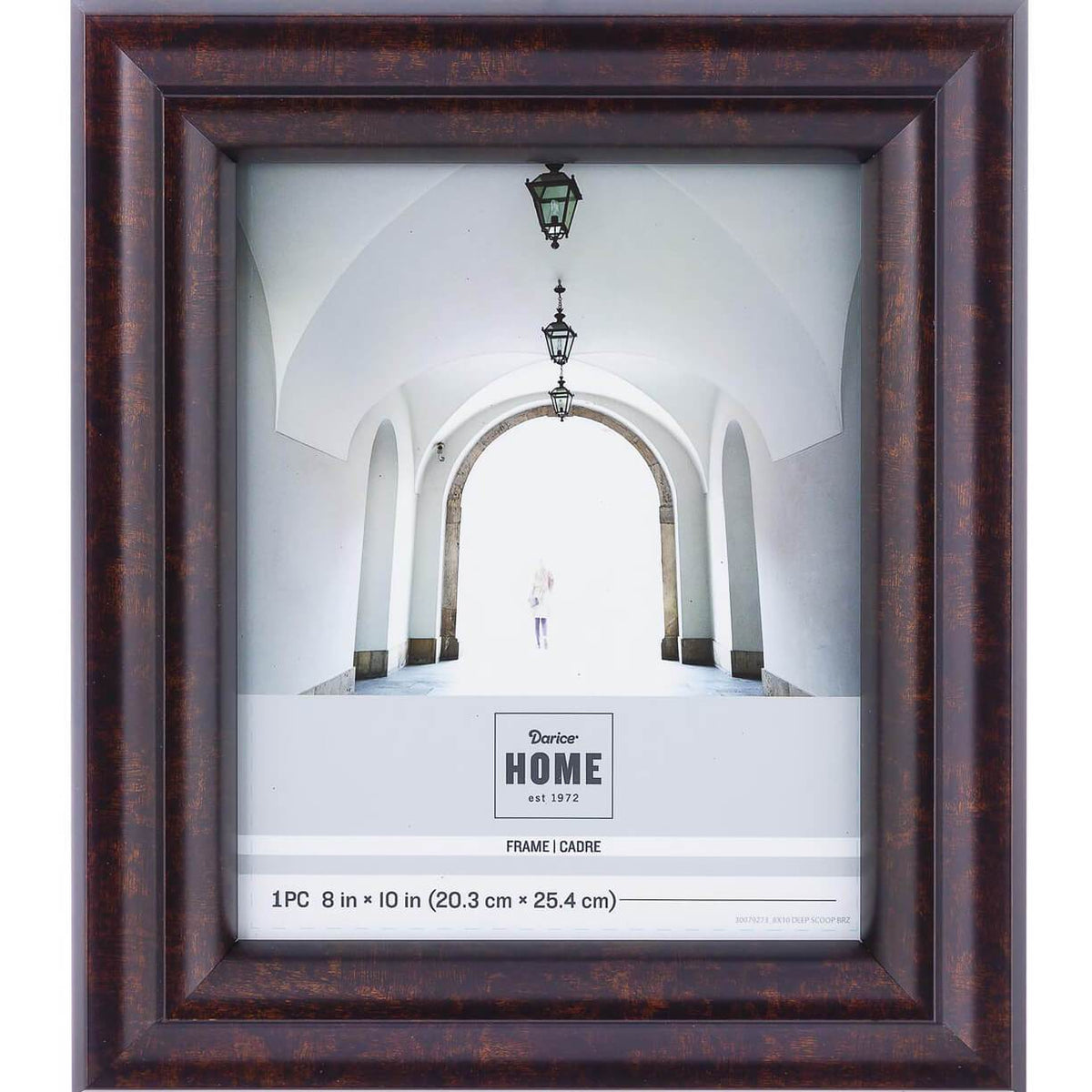 8 x 10 Picture Frame: Bronze, 10.59 x 12.6 inches