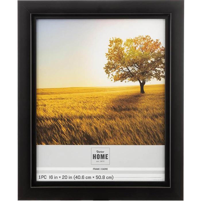 16 x 20 Picture Frame: Black, 19.4 x 23.4 inches