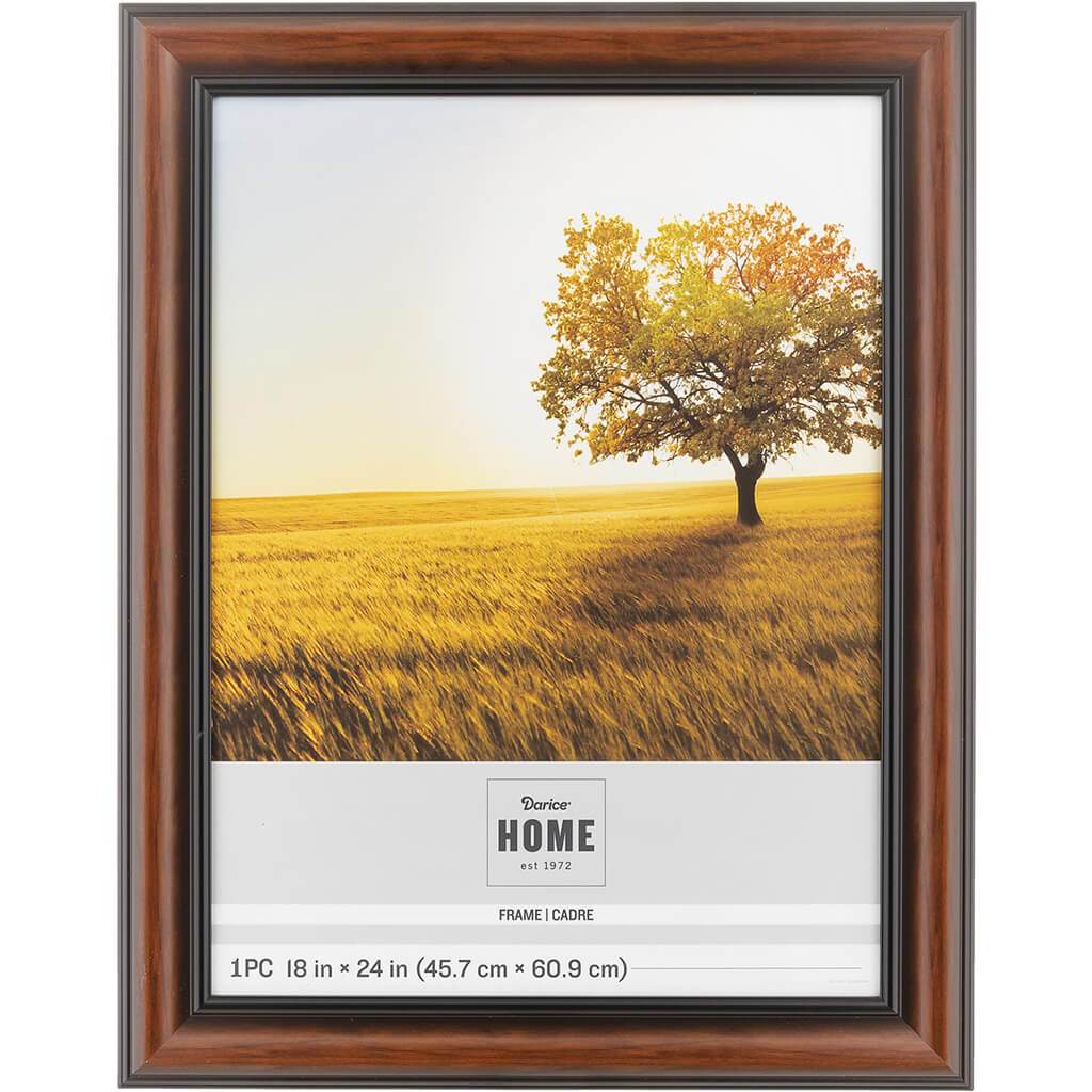 18 x 24 Picture Frame: Brown/Black, 22.6 x 28.6 inches