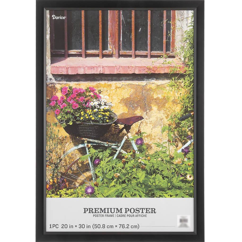 20 x 30 Poster Frame: Black, 22.1 x 32.1 inches