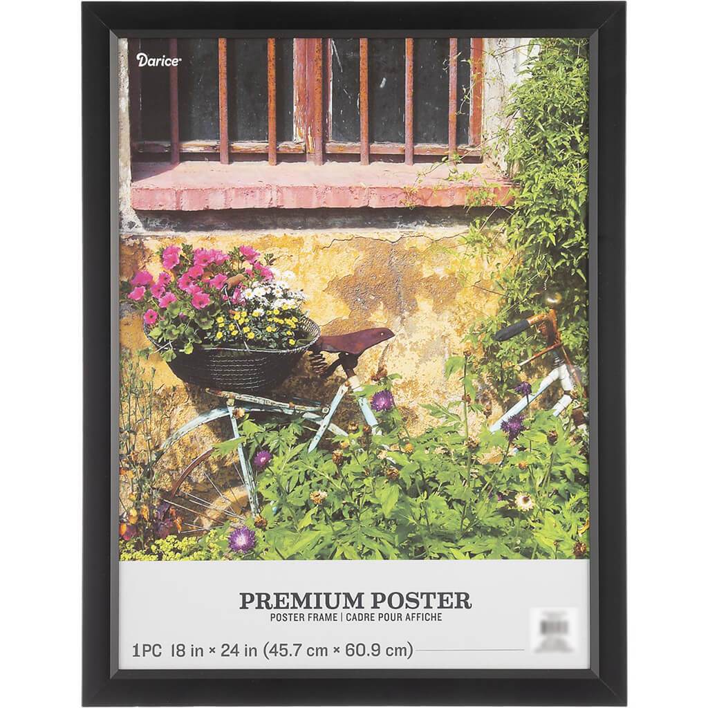 18 x 24 Poster Frame: Black, 20.1 x 26.1 inches