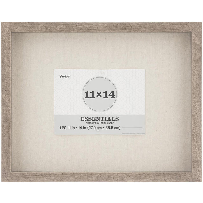 Shadowbox: Gray, 11 x 14 inches