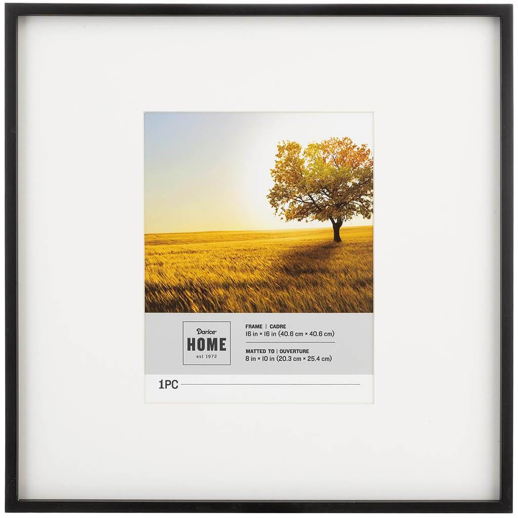 16 x 16 Matted Picture Frame: 16.54 x 16.54 inches