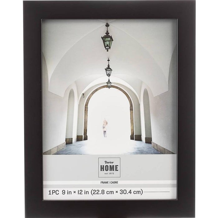 9 x 12 Frame: Black, 11 x 14.05 inches