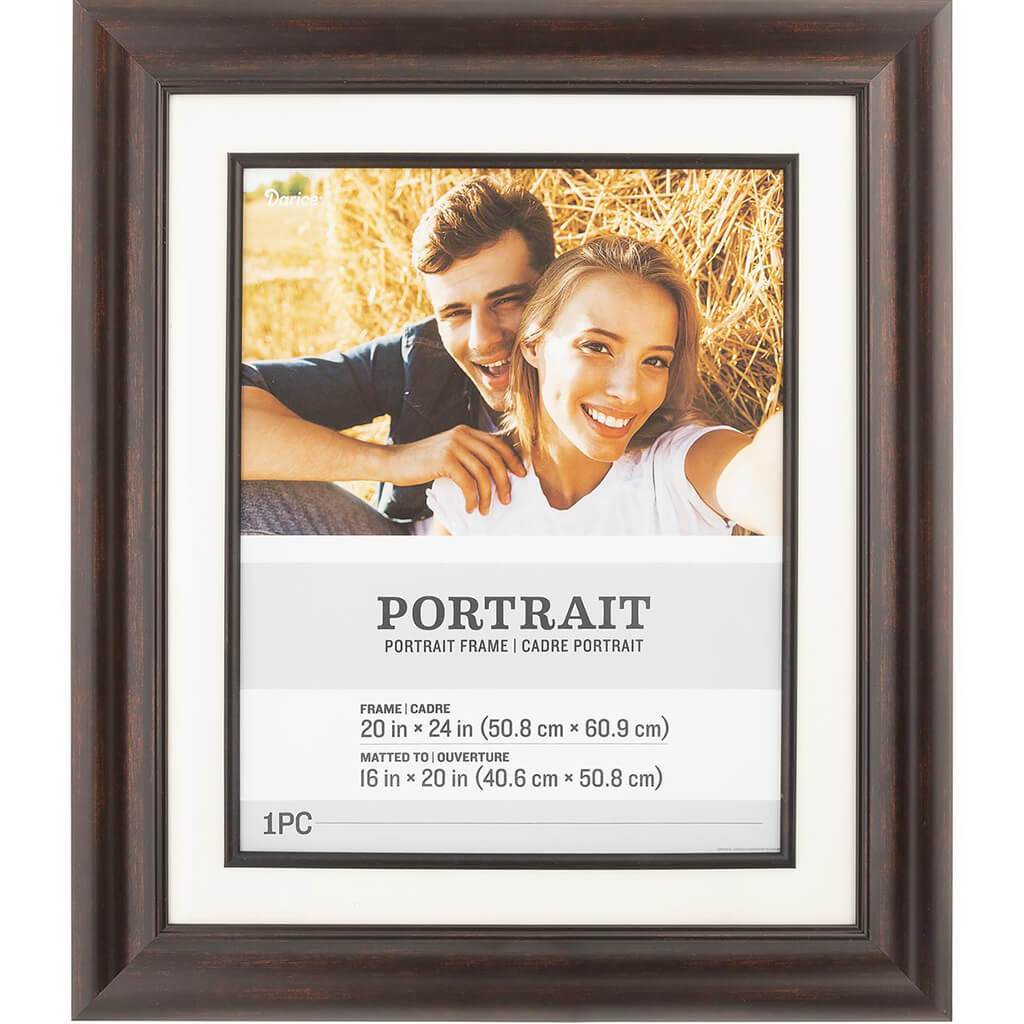 20 x 24 Portrait Frame: Bronze, 24.8 x 28.74 inches