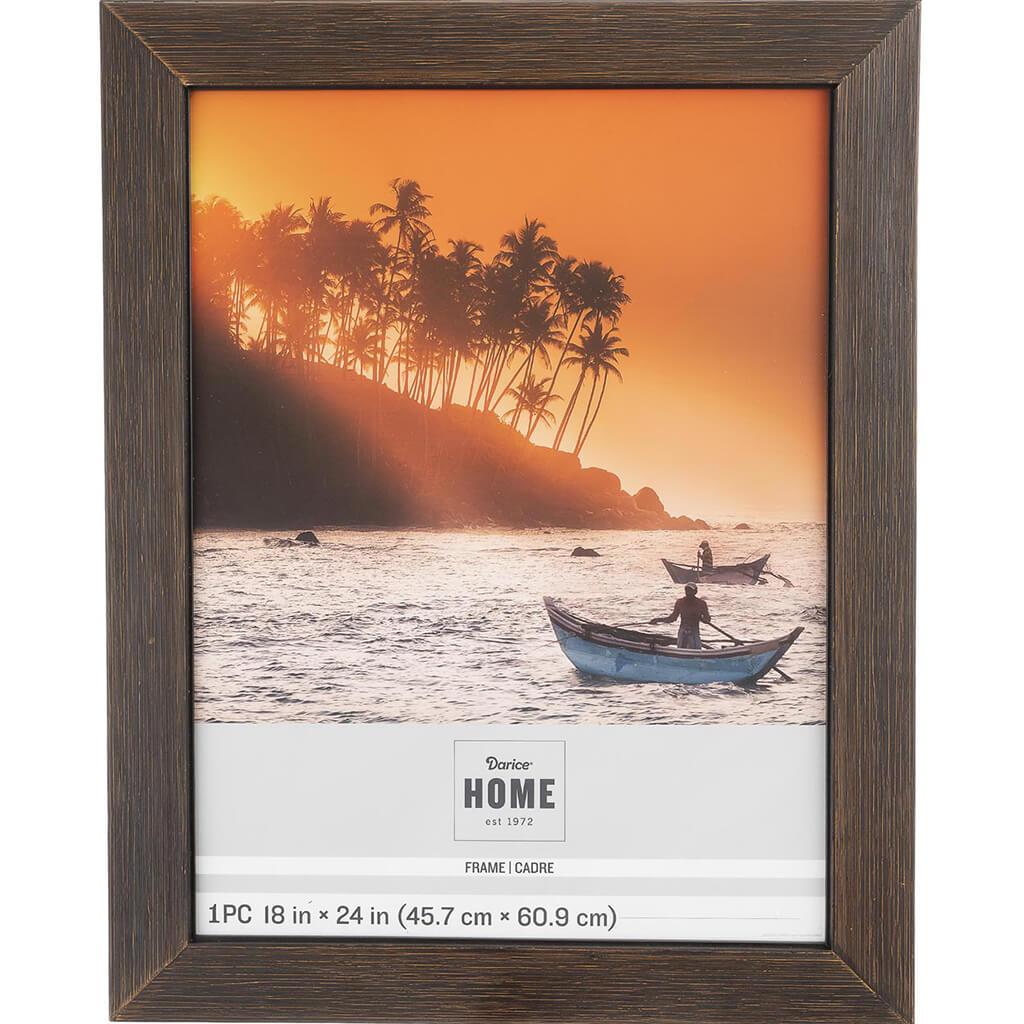 18 x 24 Picture Frame: Black, 19.9 x 25.9 inches