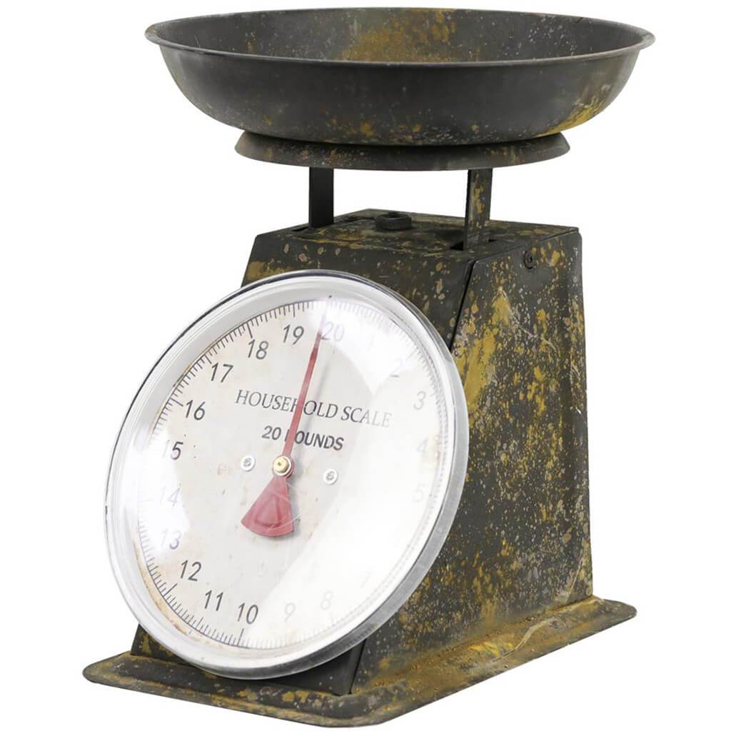 Vintage Look Metal Scale, 2.25in