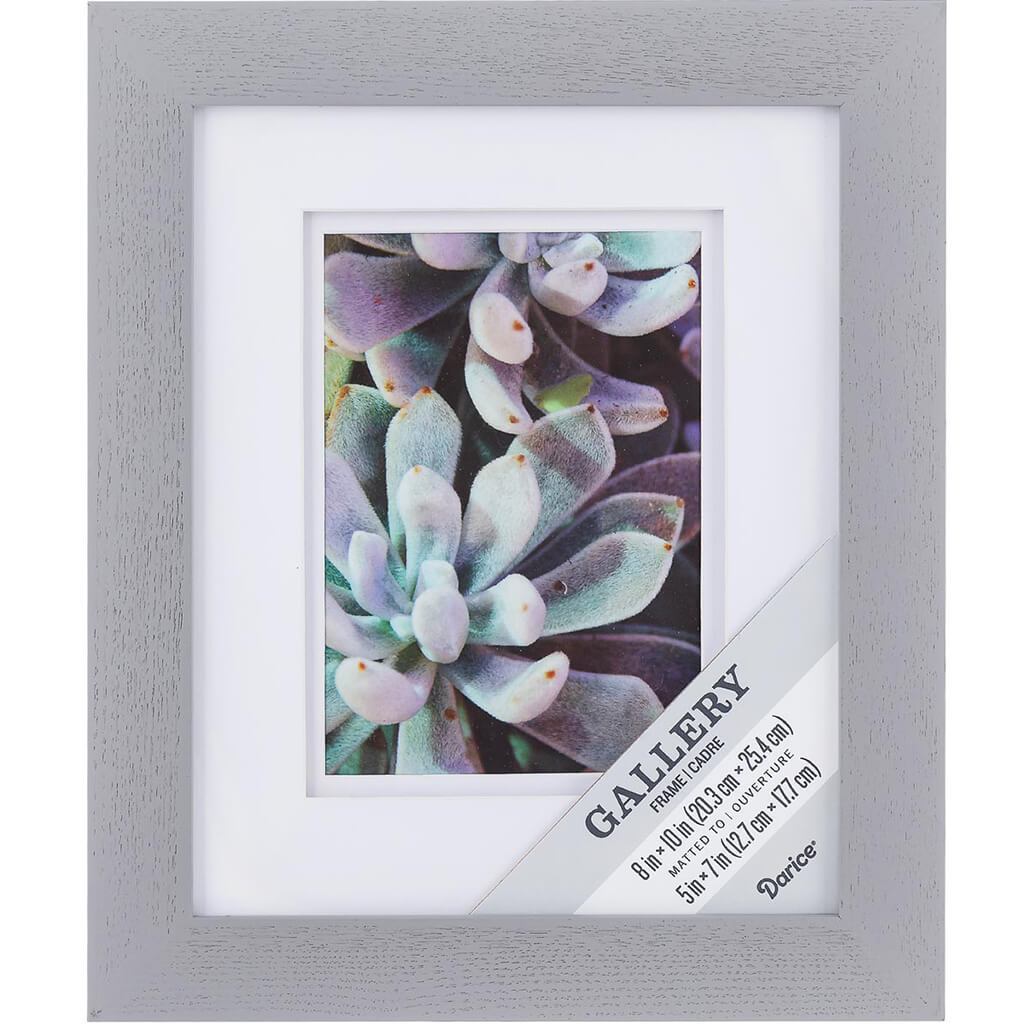 8 x 10 Gray Picture Frame: 10 x 12.05 inches