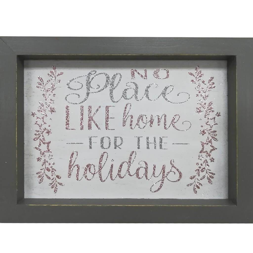 No Like Home Sign Glitter