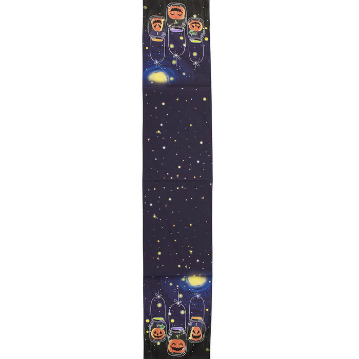 Halloween Pumpkin Table Runner 13 x 72in