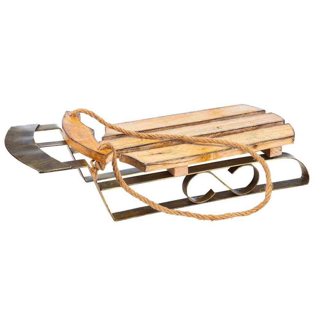 Tabletop Sled Natural Wood