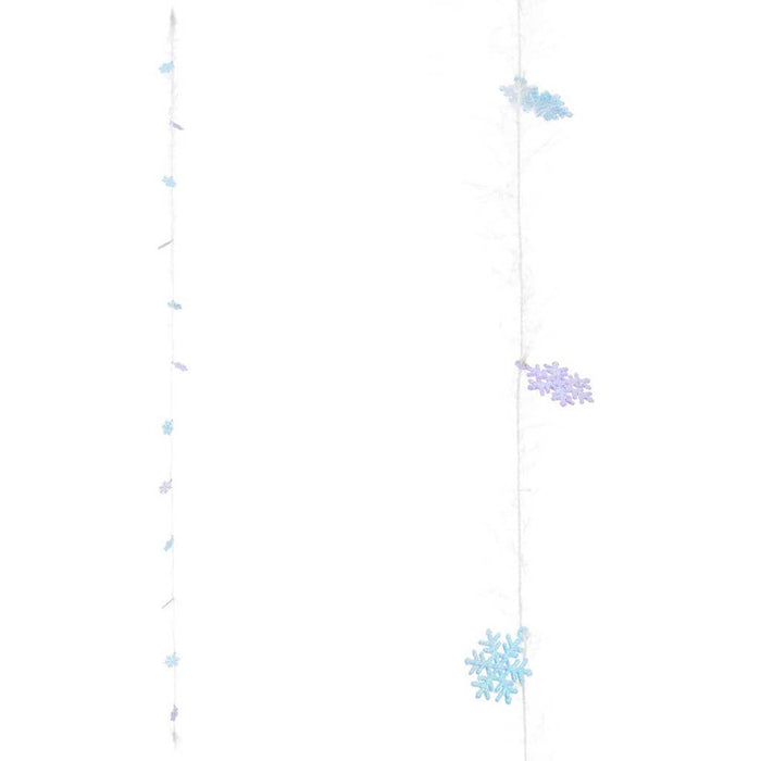 Snowflake Garland Blue/Purple 1in x 3ft