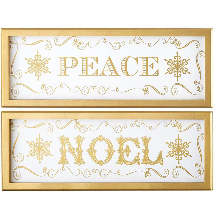 Tabletop Christmas Word Sign 13 x 5in