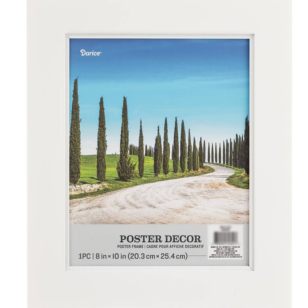 8 x 10 Poster Frame: White, 11.25 x 13.25 inches