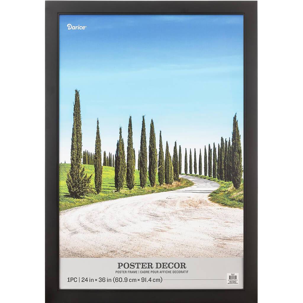 24 x 36 Poster Frame: Black, 27.25 x 39.25 inches