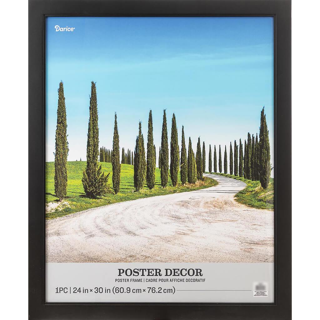 24 x 30 Poster Frame: Black, 27.25 x 33.25 inches