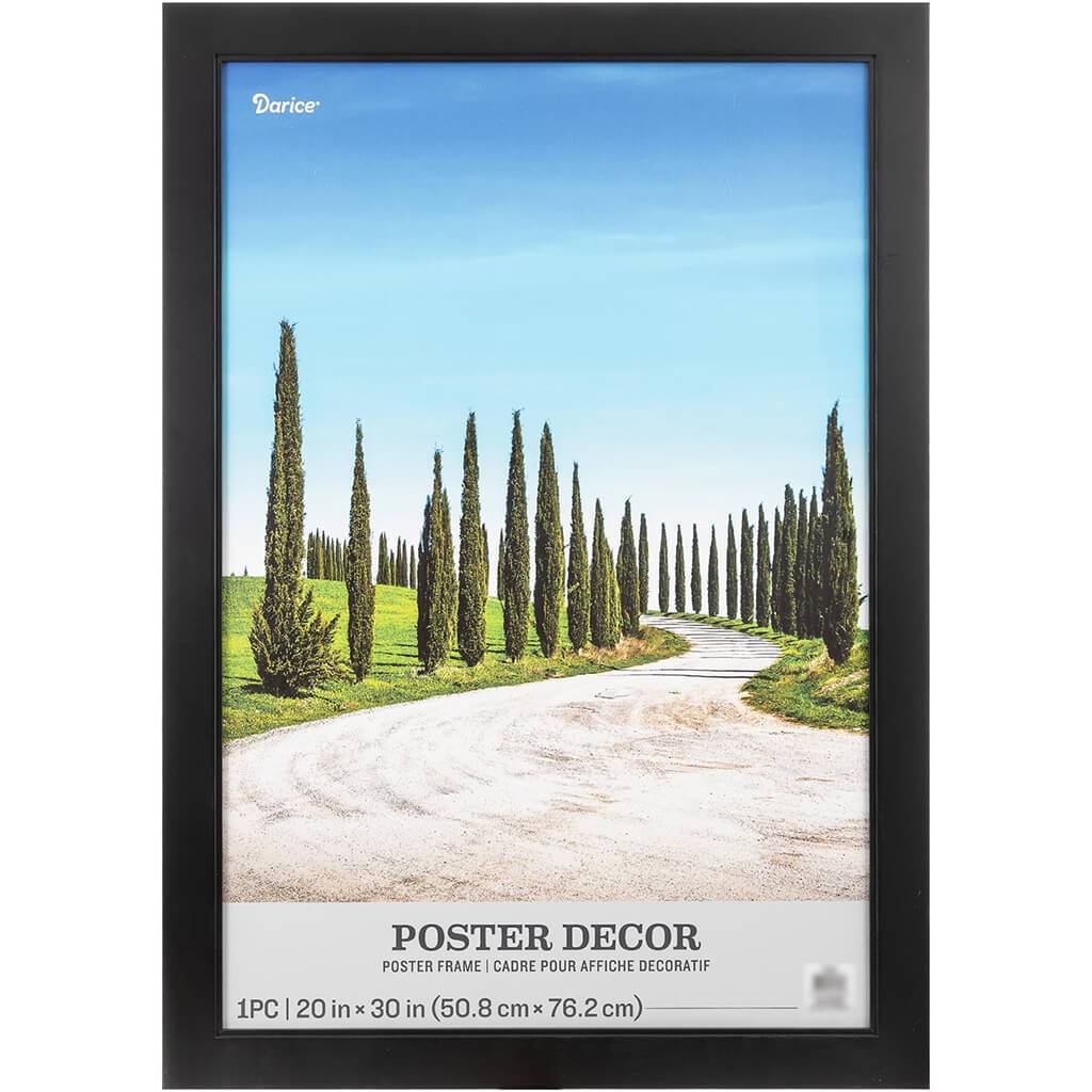 20 x 30 Poster Frame: Black, 23.25 x 33.25 inches