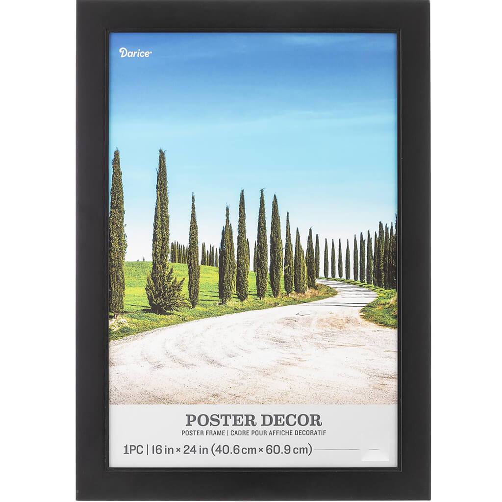 16 x 24 Poster Frame: Black, 19.25 x 27.25 inches