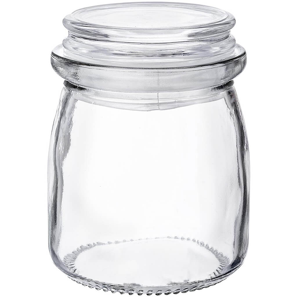 Mini Round Jar with Lid, 6.9oz