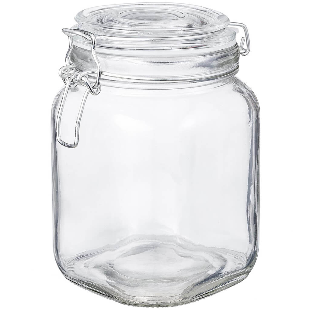 Hermers Clamp Lid Jar, 38oz