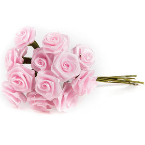 Satin Ribbon Rose Bunch