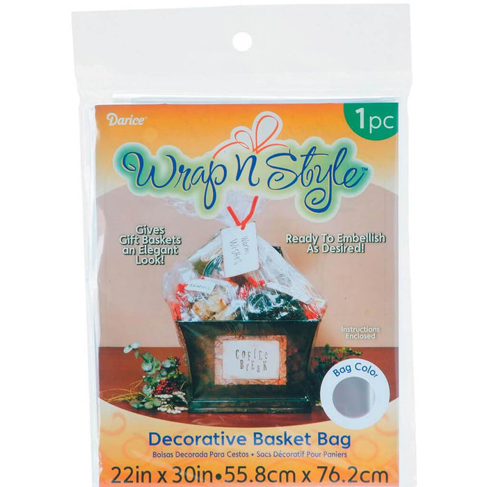 Decorative Basket Bag 20in X 30in