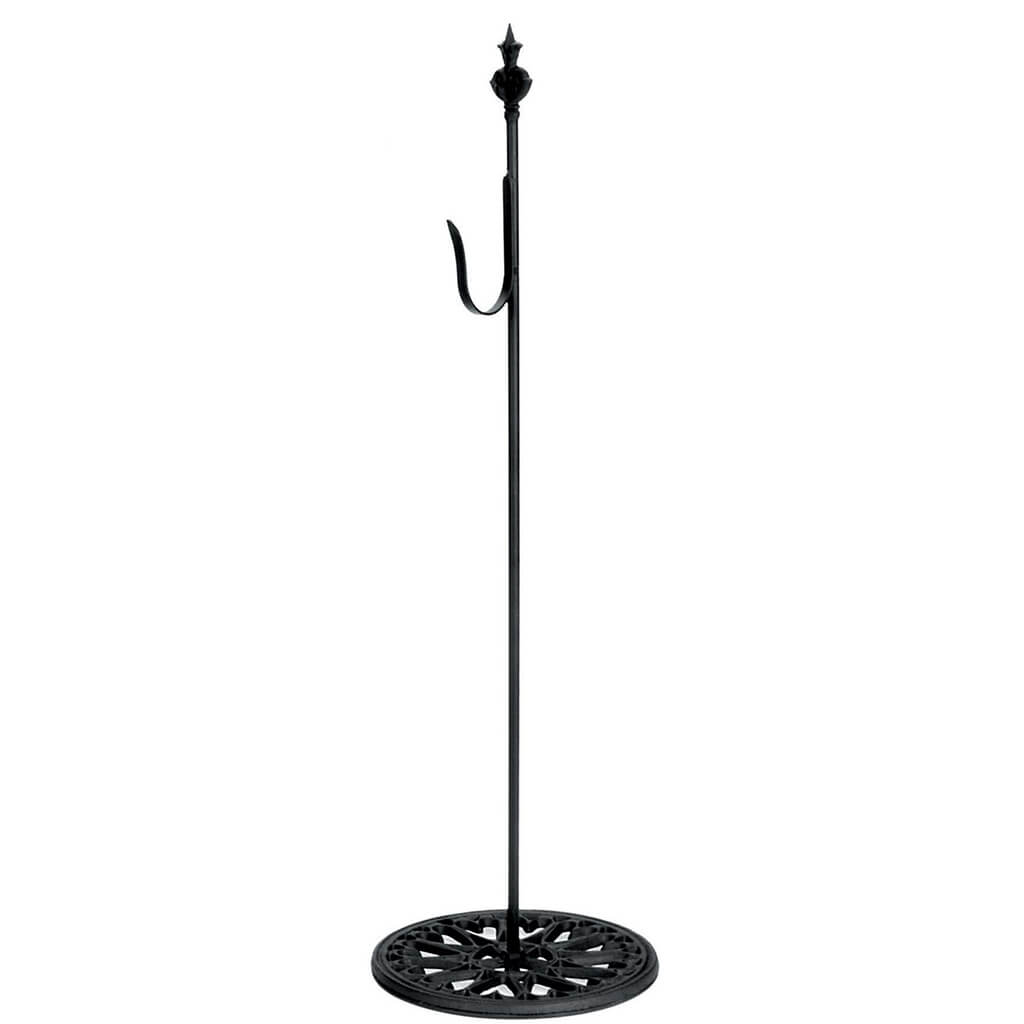 Wreath Hanger Black Metal Hook, 30in