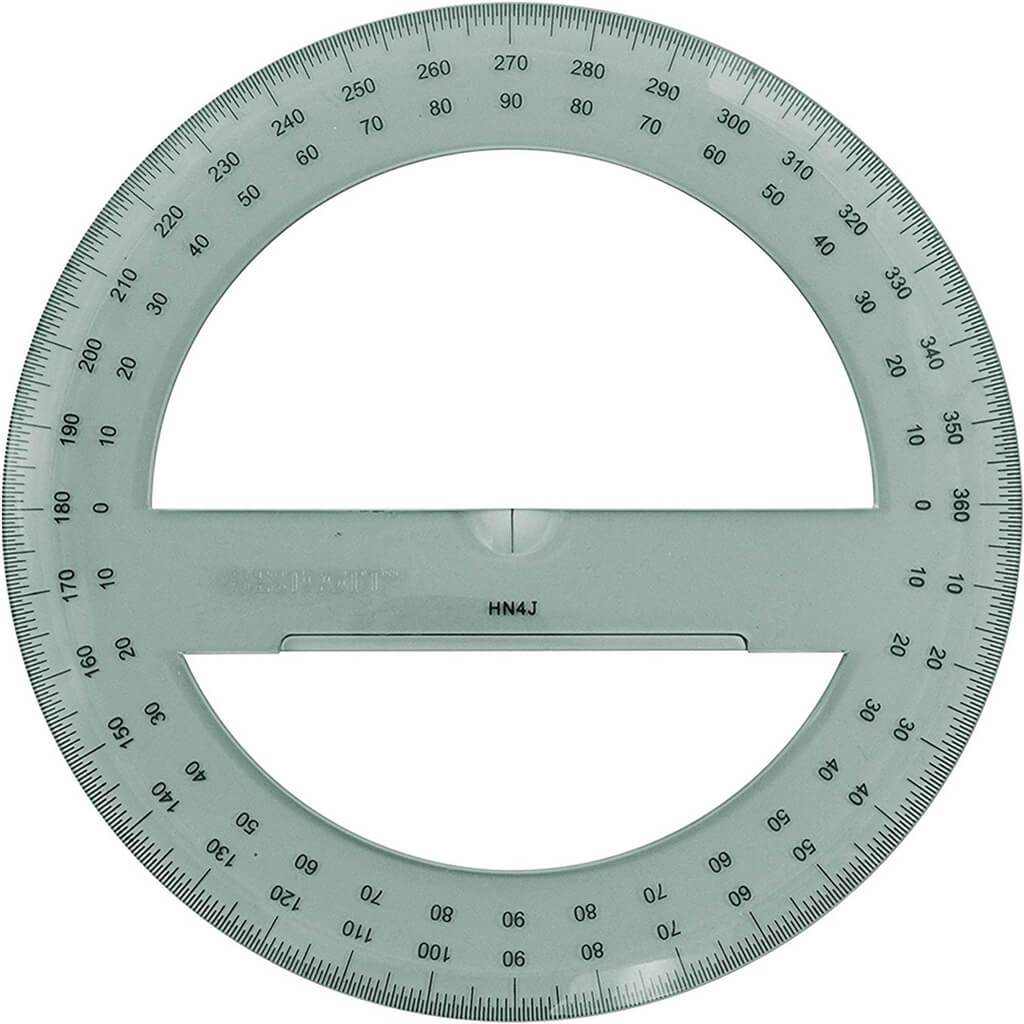 Protractor 6 Inch 360 Degree