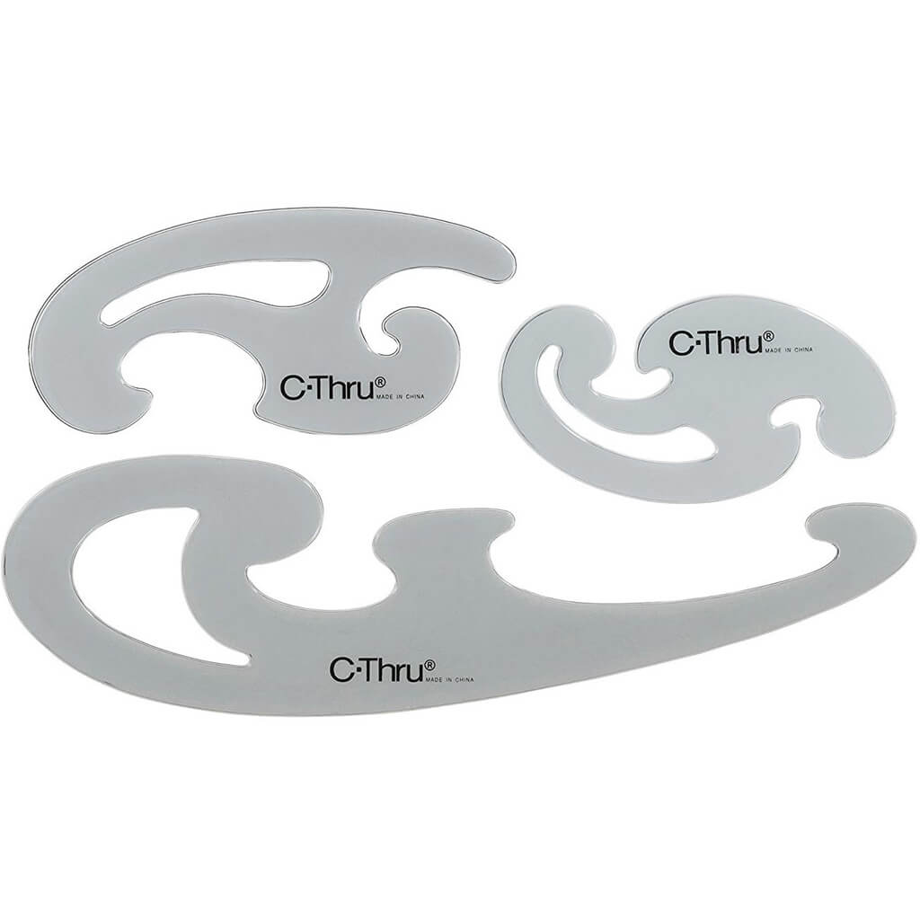 French Curve Set of 3